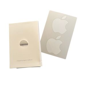 Apple Stickers White Original